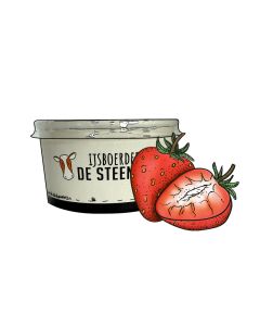 Aardbei sorbetijs (beker 125 ml)