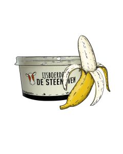 Banaan roomijs (beker 125ml)