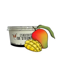 Mango sorbetijs (beker 125 ml)