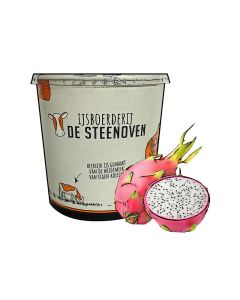 Drakenfruit sorbetijs (beker 900 ml)