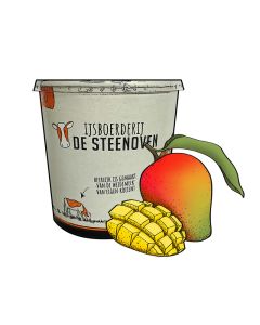 Mango sorbetijs (beker 900 ml)