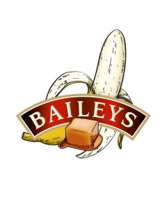 Banoffee Pie (banaan, toffee, caramel, baileys)