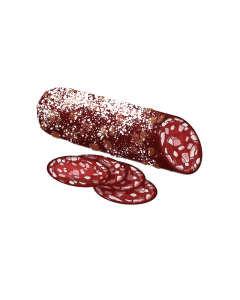 Droge salamiworst met schimmelcultuur ca. 110 gram