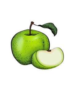 Groene appel sorbetijs