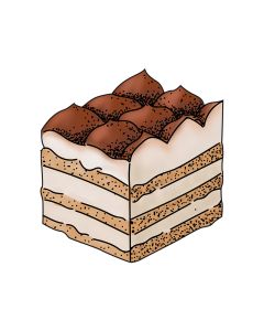 Tiramisu (met lange vingers en cacao)