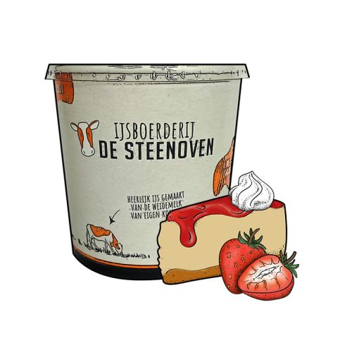 Strawberry Cheesecake (beker 900 ml)